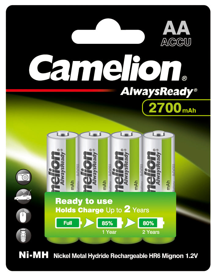 Camelion AA 4 2700mah Rechargeable Batteries – DigiMax Pakistan