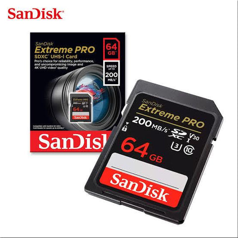 SanDisk 64GB 200mbs Extreme PRO UHS-I