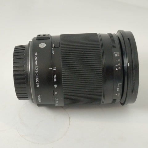 Sigma 18-300mm f/3.5-6.3 DC Macro OS HSM Contemporary Lens for Canon EF used (52827155)