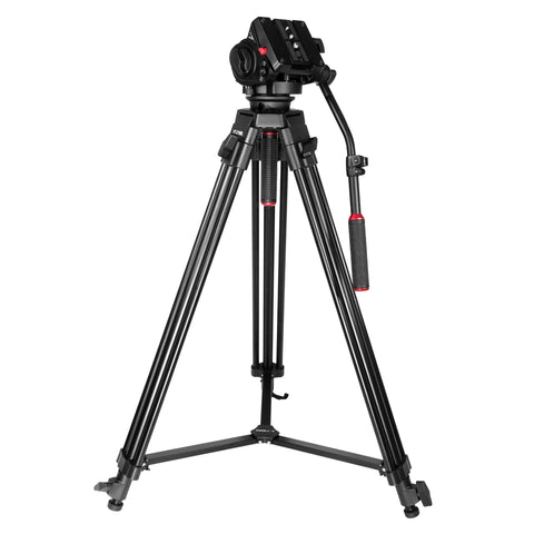 Kingjoy Vt-2100 Heavy Duty Tripod Professional Video Tripod Kingjoy Vt-2100 Heavy Duty Tripod Professional Video Tripod