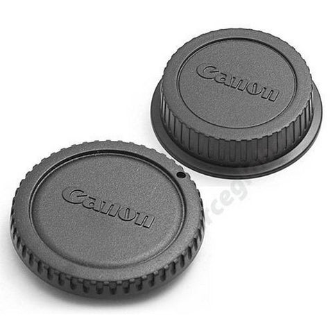 Lens Back Cap and Front Cover Cap Set for Canon