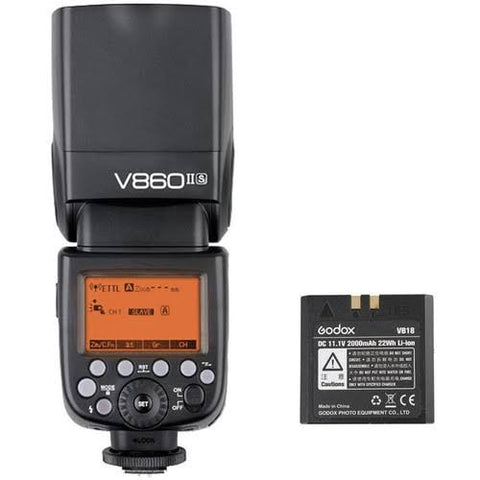 Godox V860 II Sony TTL Li-Ion Flash Kit for Sony Cameras