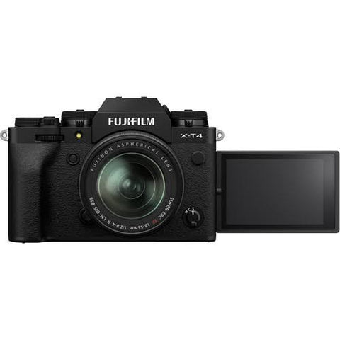 FUJIFILM X-T4 Mirrorless Digital Camera with 18-55mm Lens (Black) FUJIFILM X-T4 Mirrorless Digital Camera with 18-55mm Lens (Black)