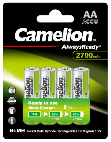 Camelion AA 4 2700mah Rechargeable Batteries