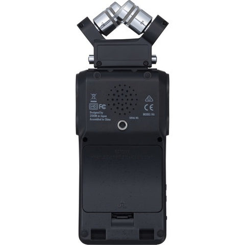 Zoom H6 All Black 6-Input / 6-Track Portable Handy Recorder with Single Mic Capsule (Black) Used -C50199831