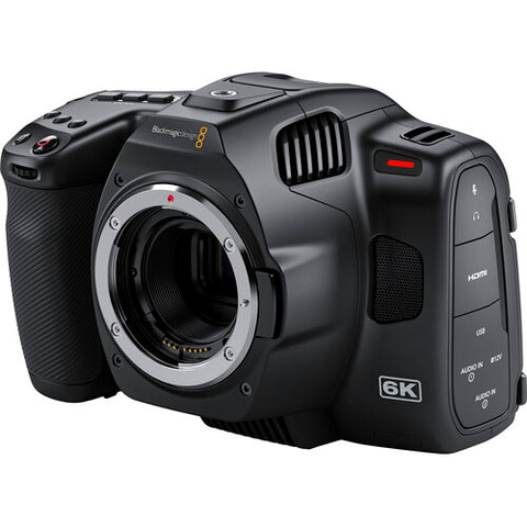 Blackmagic Design Pocket Cinema Camera 6K Pro (Canon EF) With Battery Grip
