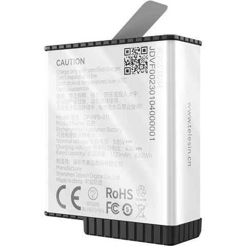 TELESIN High-Performance Stamina Battery for GoPro HERO11/10/9