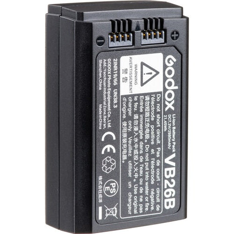 Godox VB26B Battery for V1 Flash Head V1S V1N V1C V1F V1O V1 Flash and V860III V860III-S V860III-C V860III-N V860III-O V860III-F V850III AD100PRO
