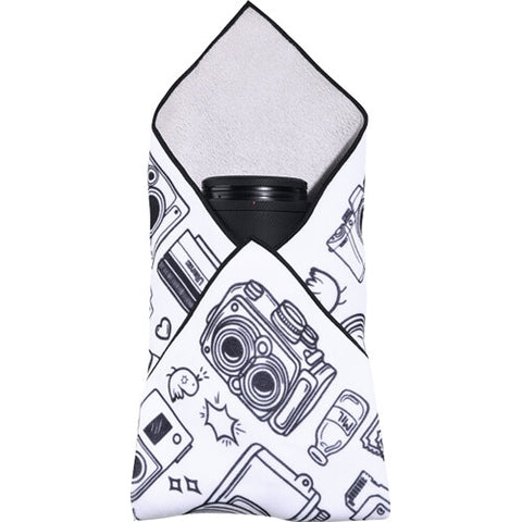 Ulanzi Protective Cloth (Black and White Camera Pattern, 17 x 17")