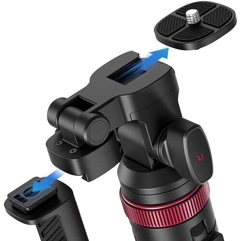 Ulanzi MT-78 Tripod with Dual Cold Shoe Mounts (Black)