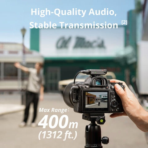 DJI Mic Mini 2-Person Compact Wireless Microphone System for Camera & Smartphone (2.4 GHz) cw