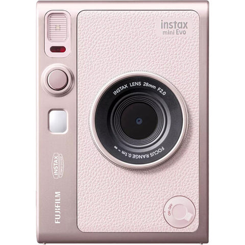 FUJIFILM instax mini EVO Hybrid Instant Camera (Gentle Rose)