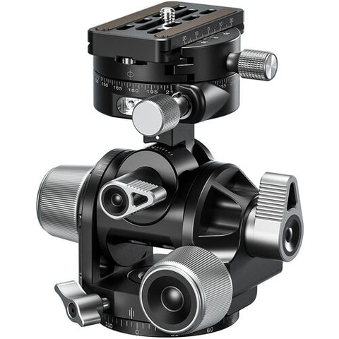Leofoto LH-55 Low-Profile Ball Head with Quick Release Plate (Black)