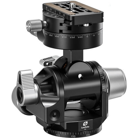 Leofoto LH-55 Low-Profile Ball Head with Quick Release Plate (Black)