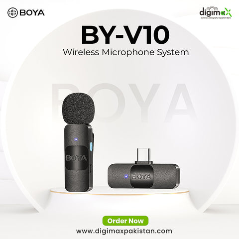 Boya BY-V10 Ultracompact 2.4GHz Wireless Microphone System