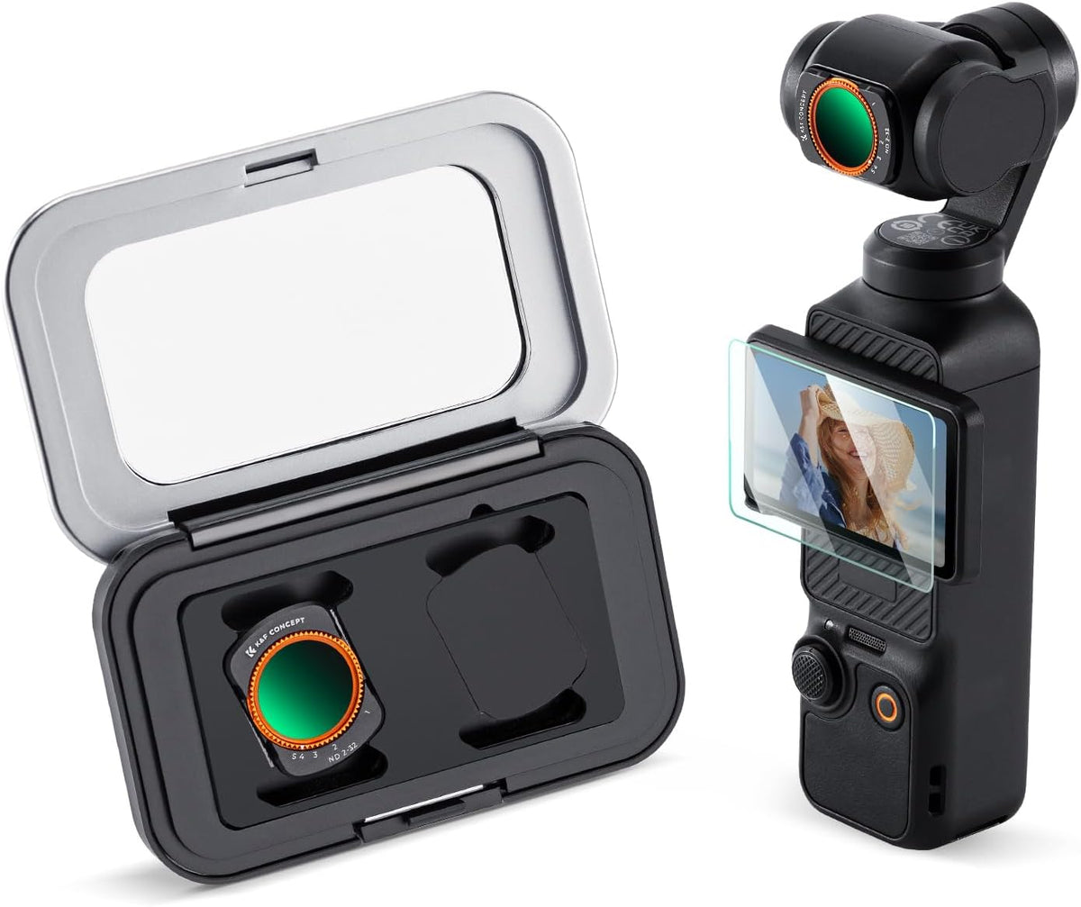 K&F CONCEPT Variable ND2-32 Filter Compatible with DJI Osmo Pocket 4/3 KF01.3182