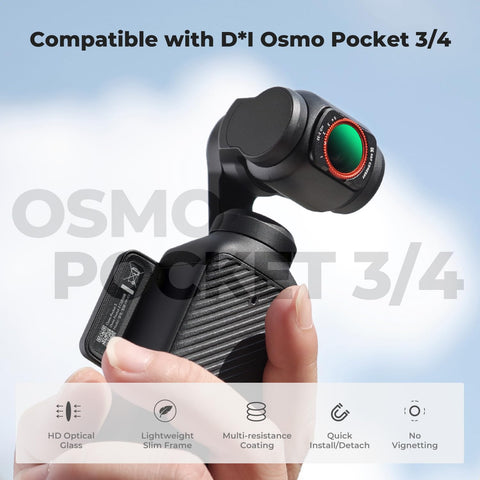 K&F CONCEPT Variable ND2-32 Filter Compatible with DJI Osmo Pocket 4/3 KF01.3182