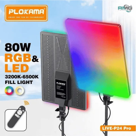 Plokama Live P-24 Pro RGB LED Fill Light