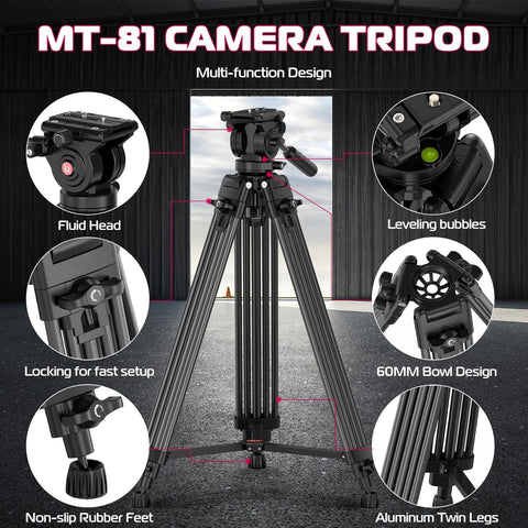 ULANZI MT-81 Camera Video Tripod