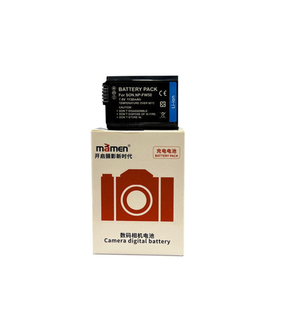 Mamen Np-FW50 Rechargeable Lithium 900mah Battery For Sony A6300,A6400,A6500
