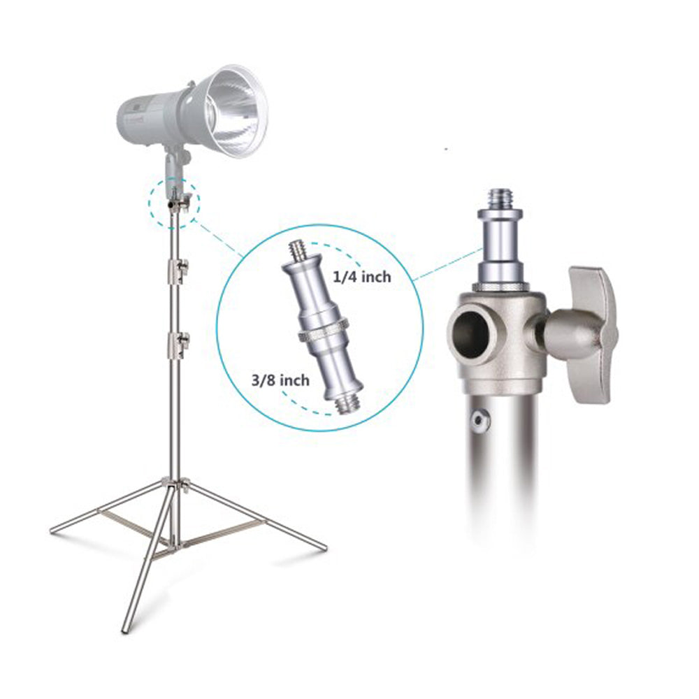 Studio Light Stand Heavy Duty (Silver) Imported