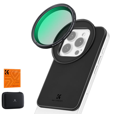 K&F 67mm Magnetic ND2-32 Filter Adapter for iPhone 16/15/14/13/12