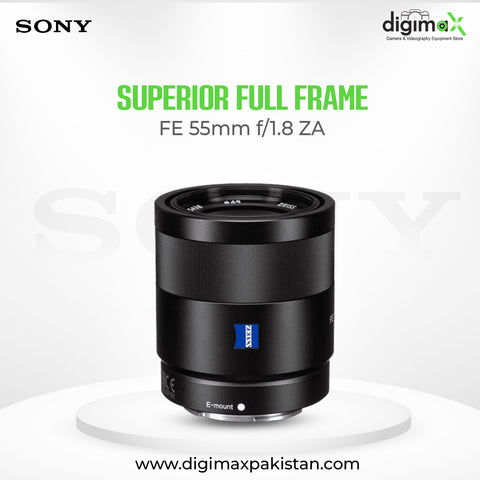 Sony Sonnar T* FE 55mm ZA Lens – DigiMax Pakistan - Main Image