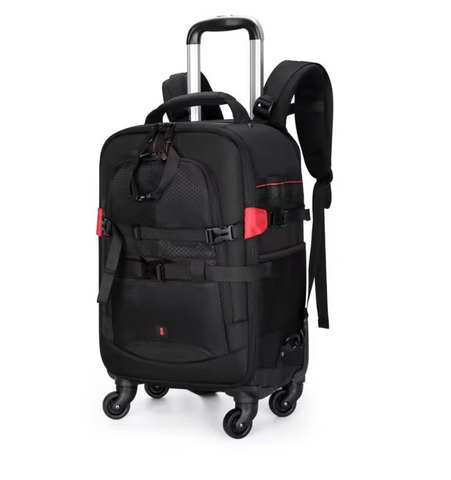 SKOTO / Yaxiumei Large DSLR Camera Trolley Bag – Professional Rolling Camera Bag for Travel Photographers