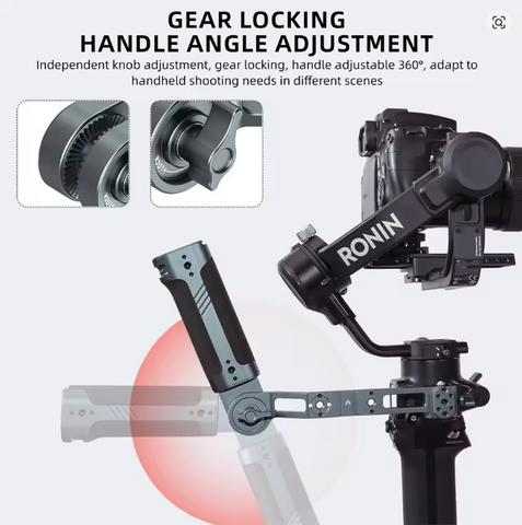 Leaplight Briefcase Handle DJI RS2/RSC2 RS3/RS3mini/RS3/RS4RPO Gimbal Handle Grip