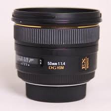 Sigma 50mm f/1.4 EX DG HSM Canon EF Fit Lens used 10034910