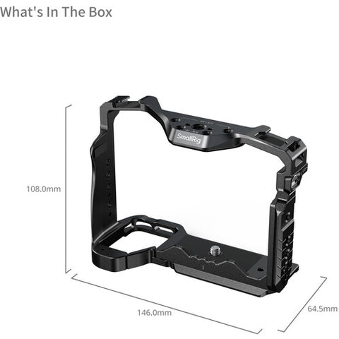 SmallRig Full Camera Cage for Select Sony Alpha Series Cameras (3667c) A7v,A7iv,A7siii