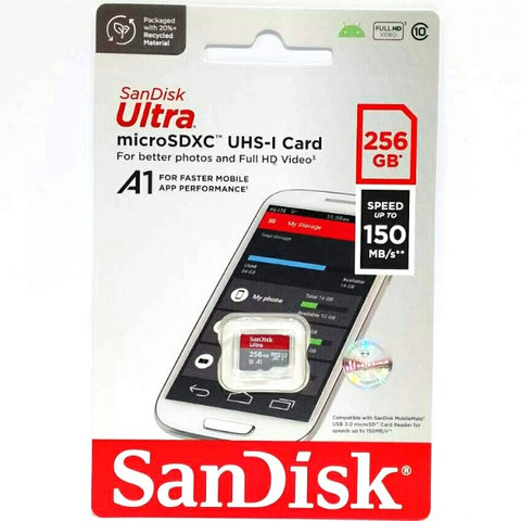 SANDISK MICROSD ULTRA 256GB 150MB