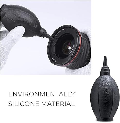 K&F Concept Professional Camera Cleaning Kit - Sensor Cleaner, APS-C & Full-Frame Swabs, Air Blower, Lens Brush, Gloves, Lens Cloths, Carry Case, Lens Cleaning Kit for FF DSLR & Mirrorless Cameras