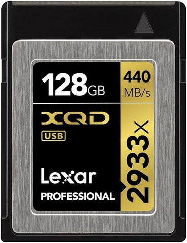 Lexar 128GB Professional XQD 2.0 2933x Speed Rating Memory Card Model LXQD128CRBEU2933