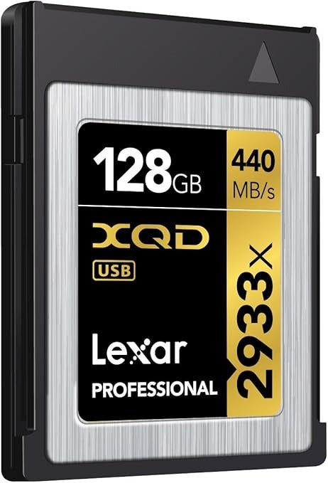 Lexar 128GB Professional XQD 2.0 2933x Speed Rating Memory Card Model LXQD128CRBEU2933