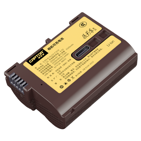 Captor EN-EL15C 2400MAH Rechargeable Type-C Camera Battery for nikon