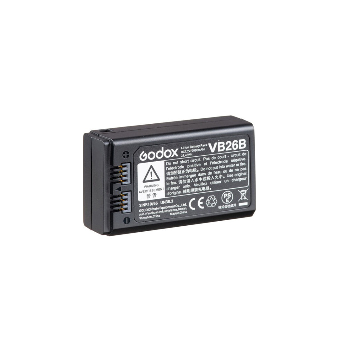Godox VB26B Battery for V1 Flash Head V1S V1N V1C V1F V1O V1 Flash and V860III V860III-S V860III-C V860III-N V860III-O V860III-F V850III AD100PRO