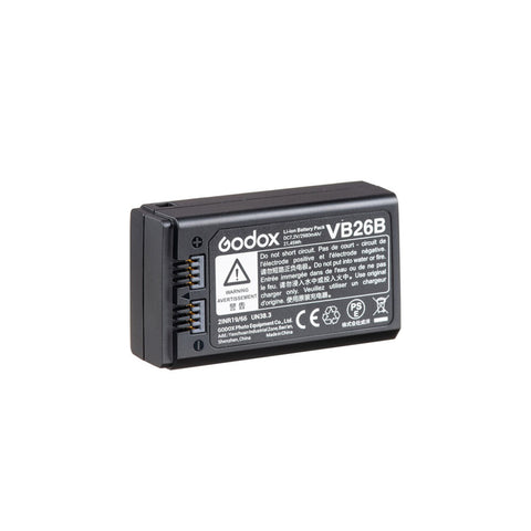 Godox VB26B Battery for V1 Flash Head V1S V1N V1C V1F V1O V1 Flash and V860III V860III-S V860III-C V860III-N V860III-O V860III-F V850III AD100PRO