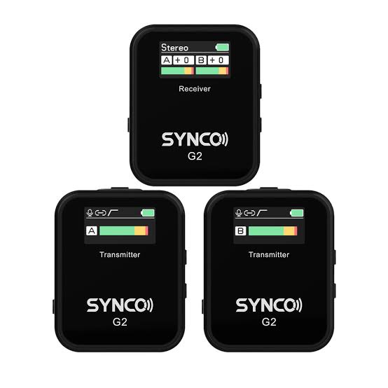 Synco G2 (A2)  WAir Ultracompact 2-Person Digital Wireless Microphone System for Mirrorless/DSLR Cameras (2.4 GHz)