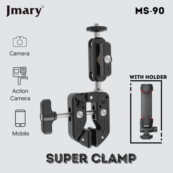 Jmary MS-90 Multi-Functional Super Clamp for Mobile / Gopro / Camera