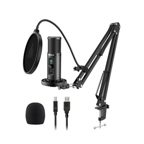 Maono AU-PM422 USB Microphone Podcast Zero Latency Monitoring USED- PM422241502101397