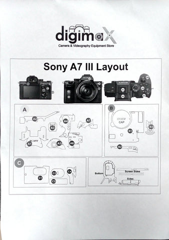 Sony A7 iii A7R iii Skins Sticker – DigiMax Pakistan