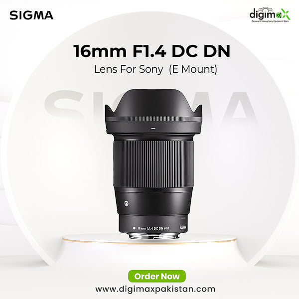 Sigma 16mm DC DN Sony E – DigiMax Pakistan - Main Image