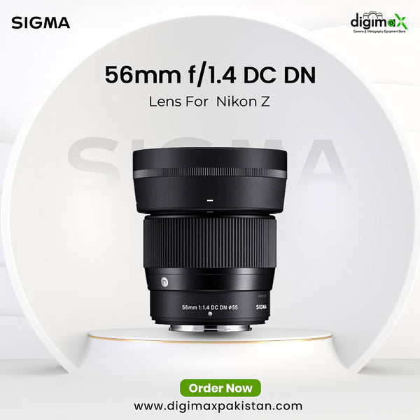 Sigma 56mm F1.4 DC DN Contemporary Lens for Nikon Z – DigiMax Pakistan
