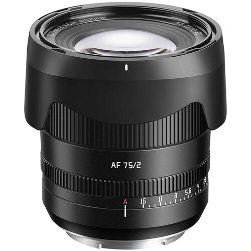 TTArtisan AF 75mm f/2 Lens (Sony E, Black)