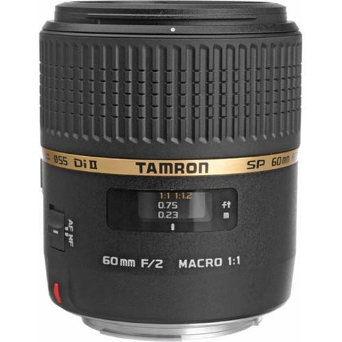 Tamron SP 60mm f/2 Di II 1:1 Macro Lens for Canon EF