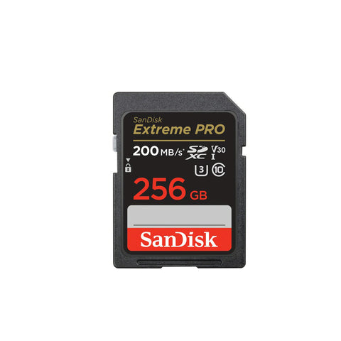 SanDisk 256GB 200mb/s Extreme PRO UHS-I SDXC Memory Card