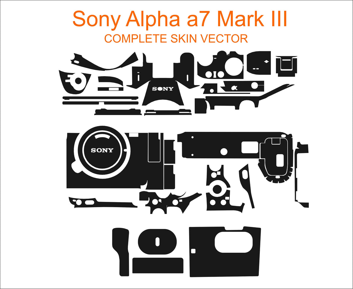 Sony A7 iii A7R iii Skins Sticker