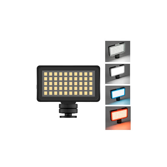 TELESIN Mini LED Fill Light with 4 Filters For Gopro  and Camera