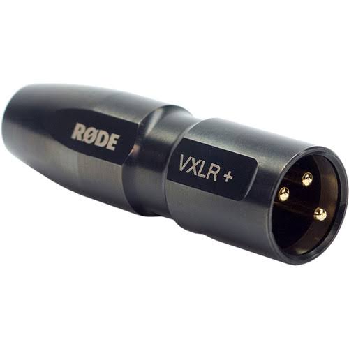 Rode VXLR+ 3.5mm TRS Female to XLR Male Adapter with Phantom Power Converter